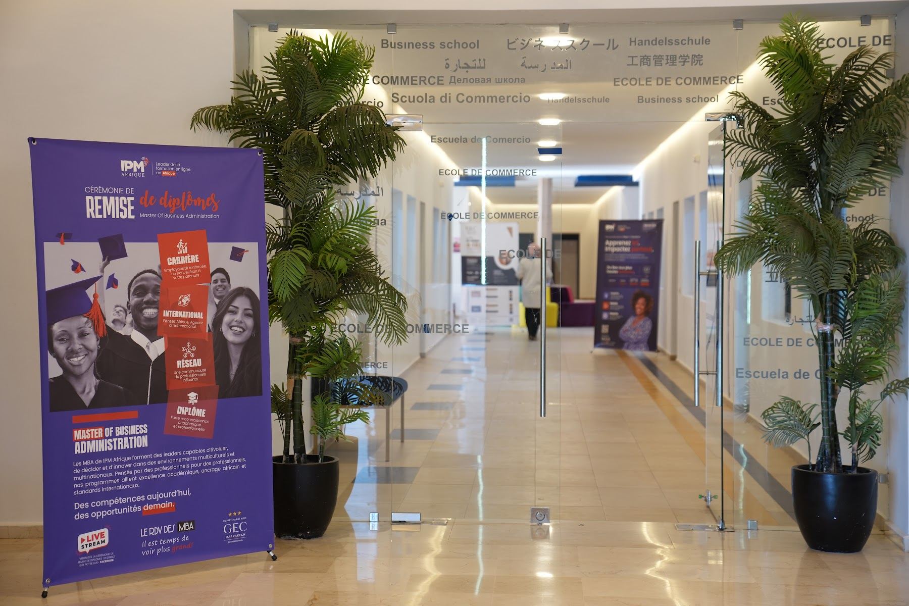 Hall d’accueil campus IPM